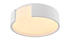 Pavia stropní svítidlo LED 25W 1500lm 3000K 43cm kulaté IP20, bílé