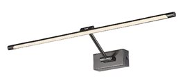 Davinci nástěnné svítidlo 16W 1200lm 3000K 90cm IP20, černý chrom