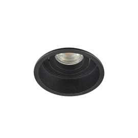 Torres podhledové svítidlo 1x GU10 40W bez zdroje 9cm kulaté IP20, černé