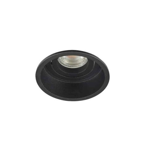 Torres podhledové svítidlo 1x GU10 40W bez zdroje 9cm kulaté IP20, černé 1
