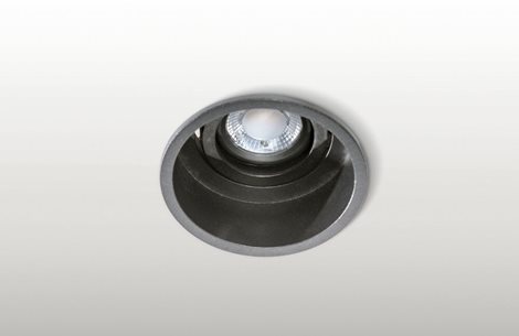 Torres podhledové svítidlo 1x GU10 40W bez zdroje 9cm kulaté IP20, černé 2