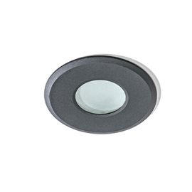 Oscar koupelnové podhledové svítidlo 1x GU10 50W bez zdroje 10cm kulaté IP44, černé