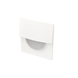 Sane FI schodišťové zápustné svítidlo LED 1W 85lm 3000K 5cm hranaté IP20, bílé