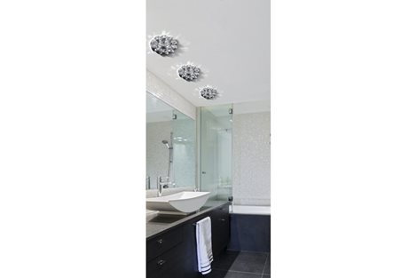 Erika zápustné svítidlo 1x GU10 50W bez zdroje 10cm kulaté IP20, chromové 2