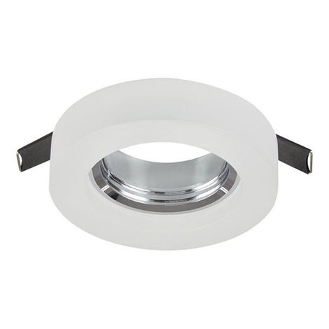 Savio  zápustné svítidlo 1x GU10 50W bez zdroje 9cm kulaté IP20, bílá 1
