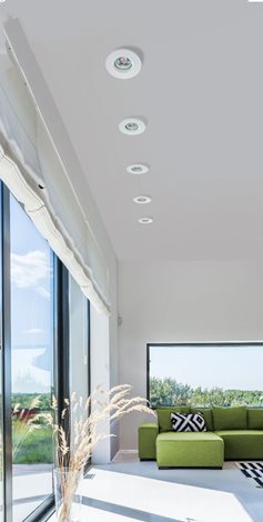 IKA venkovní zápustné svítidlo 1x GU10 50W bez zdroje 8,4cm kulaté IP65, bílé 2