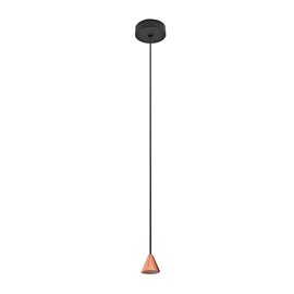 Tentor závěsné tělo svítidlo LED 7W 325lm 3000K 8cm IP20, růžové zlato