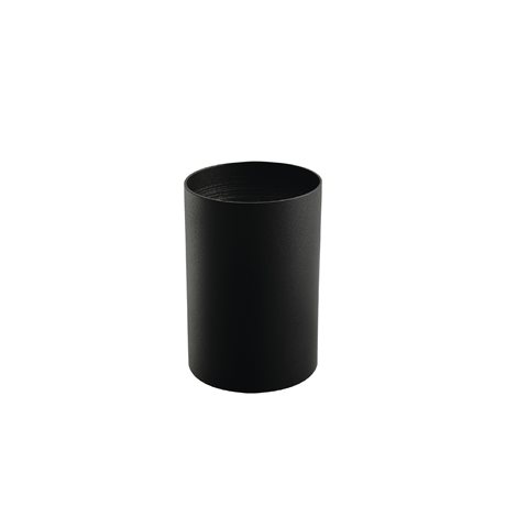 Erebus Tube válcové stínidlo 14cm kulaté, černé