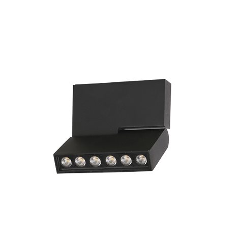 Leon 5 stropní svítidlo LED 12W 910lm 3000K 11,6cm IP20, černé 1