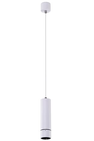 GALILEO 1 závěsné svítidlo LED 15W 750lm 3000K 5,5cm IP20, bílá/černá 1