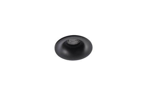 REMI podhledové svítidlo 1x GU10 50W bez zdroje 11,5cm kulaté IP20, černé 1