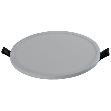 Slim vestavné koupelnové svítidlo LED 24W 2000lm 3000K 22,5cm kulaté IP44, bílé 5
