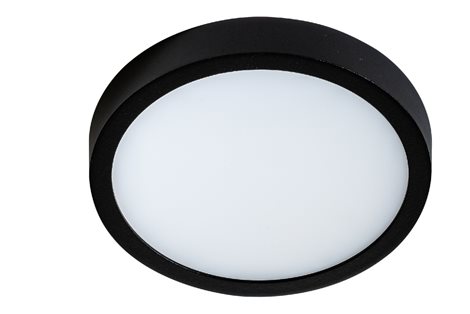 MALTA přisazené svítidlo LED 12W 900lm 3000K 17cm kulaté IP20, černé 1