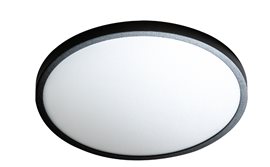 MALTA přisazené svítidlo LED 32W 2500lm 3000K 40cm kulaté IP20, černé