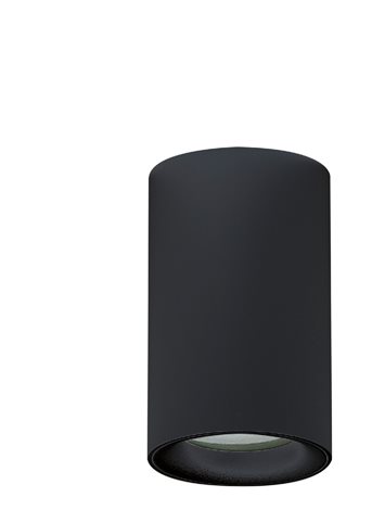 EIGER venkovní přisazené bodové svítidlo 1x GU10 50W bez zdroje 5,5cm kulaté IP54, černé 6