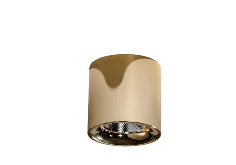 MANE přisazené bodové svítidlo LED 30W 2650lm 3000K stmívatelné 11,5cm kulaté IP20, zlaté 6