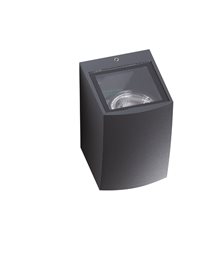 REZIA venkovní nástěnné svítidlo 1x GU10 35W bez zdroje IP54, tmavě šedé