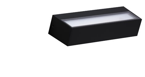 COSEL venkovní nástěnné svítidlo LED 16W 1300lm 3000K 23cm IP54, černé 5