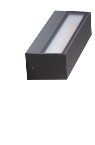 COSEL venkovní nástěnné svítidlo LED 16W 1300lm 3000K 23cm IP54, tmavě šedé 8