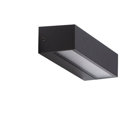 COSEL venkovní nástěnné svítidlo LED 16W 1300lm 3000K 23cm IP54, tmavě šedé 1
