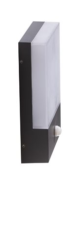 CIVITA venkovní nástěnné svítidlo se senzorem LED 12W 800lm 3000K IP54, tmavě šedé 4