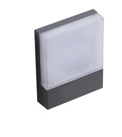 CIVITA venkovní nástěnné svítidlo LED 12W 800lm 3000K IP54, tmavě šedé