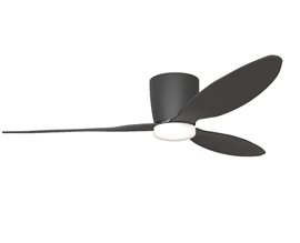 VENETI stropní svítidlo s ventilárem 18W 600lm 3000/4000/5500K CCT 106cm IP20, černé + ovladač