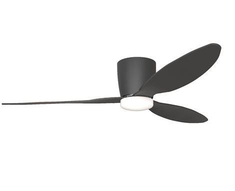 VENETI stropní svítidlo s ventilárem 18W 600lm 3000/4000/5500K CCT 106cm IP20, černé + ovladač 1