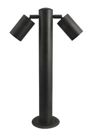 ROLF 2 venkovní sloupkové svítidlo 2x GU10 35W bez zdroje 50cm IP44, černé