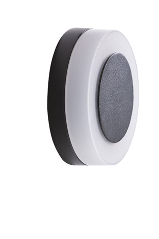 ENOK venkovní nástěnné svítidlo LED 9W 700lm 3000K 14,5cm kulaté IP65, tmavě šedé 4