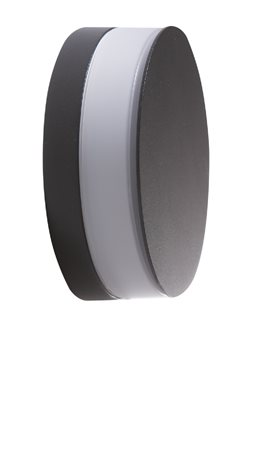 ENOK venkovní nástěnné svítidlo LED 9W 700lm 3000K 14,5cm kulaté IP65, tmavě šedé 7