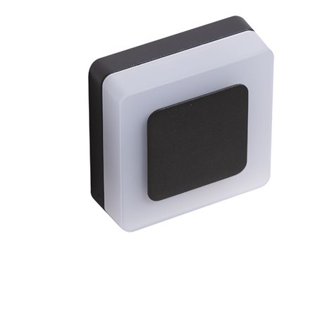 ENOK venkovní nástěnné svítidlo LED 9W 700lm 4000K 13,7cm hranaté IP65, černé 8