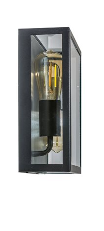 NIKLAS 2 venkovní nástěnné svítidlo 2x E27 60W bez zdroje IP44, černé 3