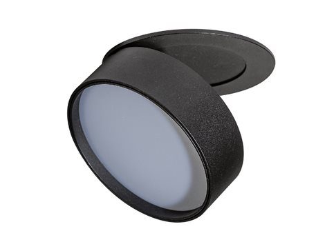 MONA zápustné svítidlo LED 18W 1260lm 3000K kulaté IP20, černé 1