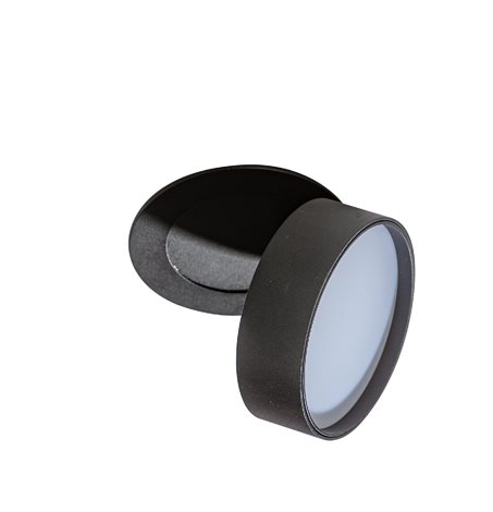 MONA zápustné svítidlo LED 18W 1260lm 3000K kulaté IP20, černé 2