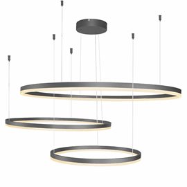 HALO stropní svítidlo LED 130W 11100lm 3000K stmívatelné kulaté IP20, černé