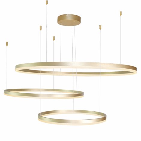 HALO stropní svítidlo LED 130W 11100lm 3000K stmívatelné kulaté IP20, zlaté 1
