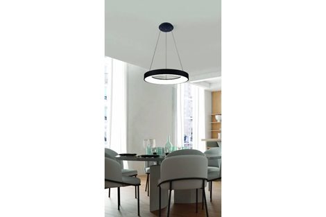 AZ5007 LED Stmívatelný lustr na lanku SANTANA LED/50W/230V hnědá + dálkové ovládání 2