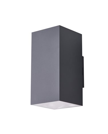 ROLAND 2 venkovní nástěnné svítidlo LED 18W 1600lm 3000K hranaté IP65, tmavě šedé 1