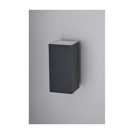 ROLAND 2 venkovní nástěnné svítidlo LED 18W 1600lm 3000K hranaté IP65, tmavě šedé 2