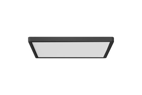 PANKA Čtvercové LED stropní svítidlo 45W 2925lm IP40 černé 1