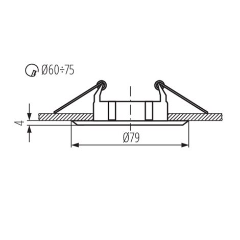 VIDI CTC-5514-B Podhledové bodové svítidlo 2
