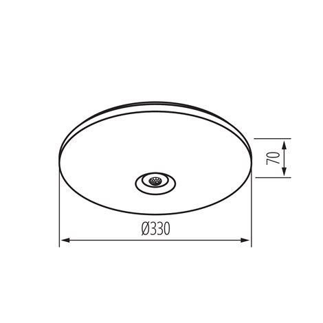 FOGLER E 17W-NW stropní svít. 17W, 1100lm, 4000K, IP20, PIR senzor, kulaté 11