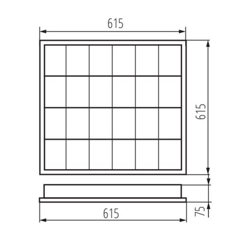 NOTUS 3 EVG 418 NT   Svítidlo mřížkové přisazené (nahrazuje kód 4656) 2
