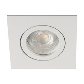 DALLA DTL-W vestavné svít. max.10W, bez zdroje Gx5,3/GU10, 12V/ 240V, IP20, hranaté, bílé