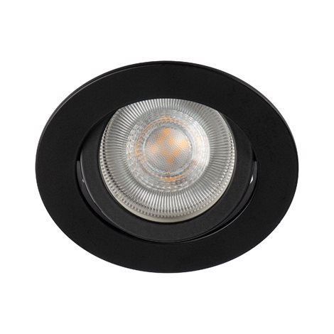 DALLA DTO-B vestavné svít. max.10W, bez zdroje Gx5,3/GU10, 12V/ 240V, IP20, kulaté, černé 2