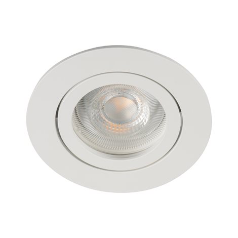 DALLA DTO-W vestavné svít. max.10W, bez zdroje Gx5,3/GU10, 12V/ 240V, IP20, kulaté, bílé 1