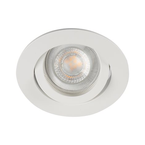 DALLA DTO-W vestavné svít. max.10W, bez zdroje Gx5,3/GU10, 12V/ 240V, IP20, kulaté, bílé 2