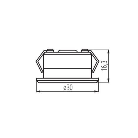 IMBER LED NW Vestavné svítidlo LED 1W IP65 2