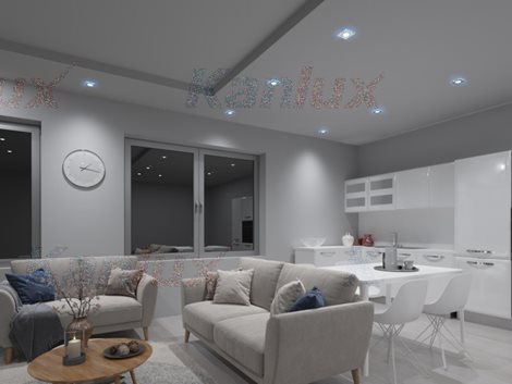 SOREN L-BL   Vestavné svítidlo s LED podsvícením             4